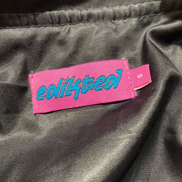 Nascar Jacket Mens Small Black Edikited Rally Patch Mens Small - Picture 7 of 9